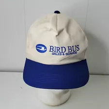 VTG Bird Bus Sales & Service Embroidered Logo Snapback Hat Baseball Cap New York