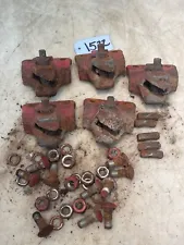 1959 Massey Ferguson 85 Gas Tractor Rear Wheel Spin Out Rim Clamps