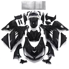 ABS INJECTION Fairing Kit Bodywork Gloss Black For Kawasaki 2012-2020 ZX-14R ZZR