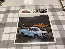 1978 Ford Courier pickup truck sales brochure dealer literature folder