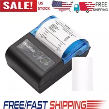 Mini Thermal Printer 2" Wireless Bluetooth USB Receipt Bill Ticket Printer B5Q5