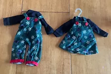 American Girl Bitty Baby Twins Matching Outfit Boy & Girl Beautifully Handmade