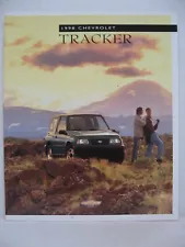 1998 Chevrolet Tracker Car Dealer Sales Brochure Catalog