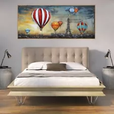 Eiffel Tower Picture painting Romantic Paris Home Decor Gift Figurine Sale