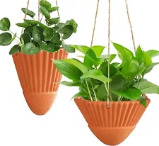 Hanging Planters for Indoor PlantsTerracotta set of 2 USED