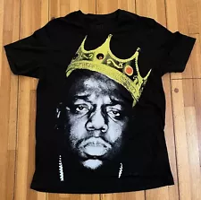 BIGGIE SMALLS THE NOTORIOUS B.I.G. T SHIRT for Men or Women / Size LARGE