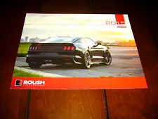 2015 ROUSH MUSTANG STAGE 1 STAGE 2 RS DOUBLE SIDED SALES SHEET / BROCHURE