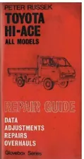 TOYOTA HIACE HI-ACE Mk1 1.6 PETROL VAN PICK-UP (1973-74) OWNERS REPAIR HANDBOOK