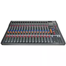 Professional 16 Channel Mixing Console with Bluetooth USB for Recording Live