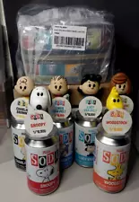 PEANUTS 6-Pack Cooler Funko Vinyl SODA COMMON Set NO CHASE Snoopy Charlie Brown