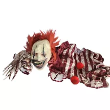 Spirit Halloween Creepy Clown Costume Boys Size Large 10-12 Cosplay Scary