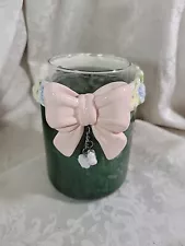 Yankee Candle Ceramic Flowers & Bow Collar for Large Jar