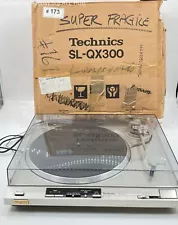 TECHNICS SL-QX300 QUARTZ DIRECT DRIVE AUTOMATIC TURNTABLE SYSTEM