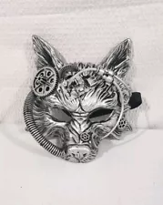 Steampunk Venetian Halloween Wolf Animal Masquerade Mask Adult Cosplay Costume