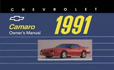 1991 Chevrolet Camaro Owners Manual User Guide (For: 1991 Chevrolet Camaro)