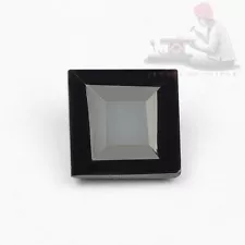 5mm Natural Black Square Onyx Loose gem Gemstone for sale 1 Piece