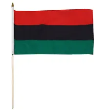 African American flag 12 x 18 inch