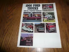 1966 Ford Trucks Sales Brochure - Vintage