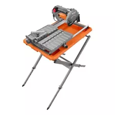 RIDGID R4031S 7 inch Corded Wet Tile Saw with Stand