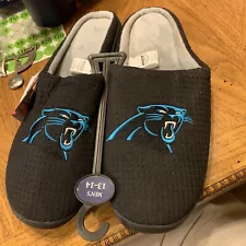 NFL Carolina Panthers Foam Slippers Size XL 13-14