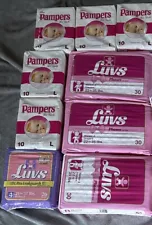 Vintage Lot Of Diapers