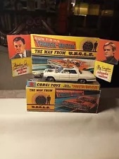 Corgi Toys 497 — Repaint The Man From Uncle Thurshbuster Car With Ring & Box