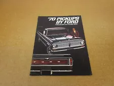 1970 Ford Pickup truck F100 F250 F350 sales brochure 16 pg literature ORIGINAL