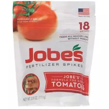 Jobe's Tomato Plant Food Fertilizer Spikes, 3.9 oz. (18-Pack)