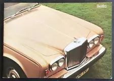 BENTLEY T2 & CORNICHE Car Sales Brochure For 1978 #TSD 4265