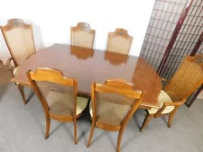 EXC Broyhill Vintage 1970s French ProvincialLenoir Dining Table & Chairs Set