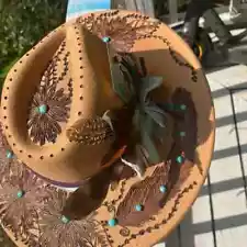 Cowgirl Glitter Burnt Rancher Hat