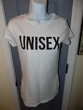 Adam Levine White "UNISEX" T-shirt Size Small Women's NEW HTF