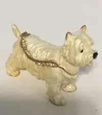 West Highland Terrier (Pedigree Dog Boxes) Australian Enameled Trinket Box