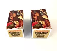 2 Empty Winchester 75th Anniversary Boy Scout 22 LR Boxes~~New Old Stock