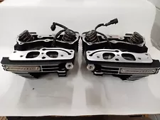 Harley Screamin Eagle 110 CVO Black Cylinder Heads Low Mileage Damaged Fins