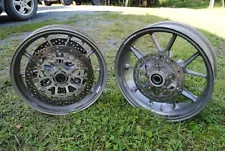 2006 Ducati 749 Superbike OEM Front and Rear Marchesini Rims with Brembo Rotors