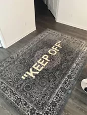 Virgil Abloh x IKEA "KEEP OFF" Rug 200x300CM Grey/White Off White