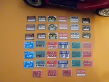 40 GARAGE FOR SALE DIORAMA PRE-CUT SIGNS 1:24 1:25 MODEL CAR JUNKYARD PARTS