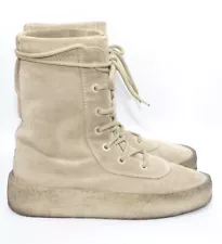 Yeezy Season 2 Crepe Boots Size 40 Mens Made In Spain Beige