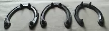 Vintage used DRAFT HORSE WINTER ICE & SNOW HORSESHOES WITH CALKS CALKINS (3)