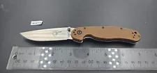 Ontario RAT Model II Folding Knife D2 Satin Plain Blade, Nylon Handles #P73