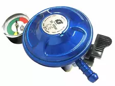 Clip-On Butane Gas Regulator with Gauge for Calor Caravan Motorhomes 28-30 mbar