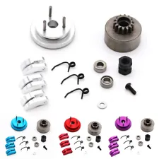 1set Clutch Bell 14T Gear Flywheel Cone & Engine Nut for 1/8 RC Model Nitro Car