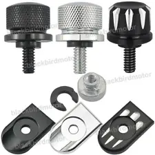 Aluminum Rear Seat Mount Bolt Screw Cap Cover Nut For Harley Davidson 1996-2023