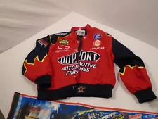 VTG Chase Authentic Jeff Gordon #24Jacket Dupont Champion Flames Nascar Child XL