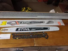 Stihl OEM 25" Light Guide Bar & 33RS Chain 3/8" .050" 84DL 3003-000-2231 GL-SN1K