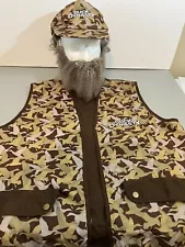 Duck Dynasty Men’s Costume Med/large Vest Beard Cap