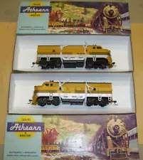 Athearn HO Denver & Rio Grande Western EMD F7 A/A Diesel Set, Excellent In Boxes