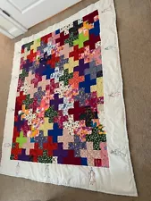 Hand Made Quilt Hand Stitched - Size 58" x 69"