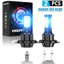 For Yamaha YZF-R6 YZF-R1 8000K Ice Blue H7 LED Motorcycle Headlight Bulb Kit YHL (For: 1999 Yamaha)